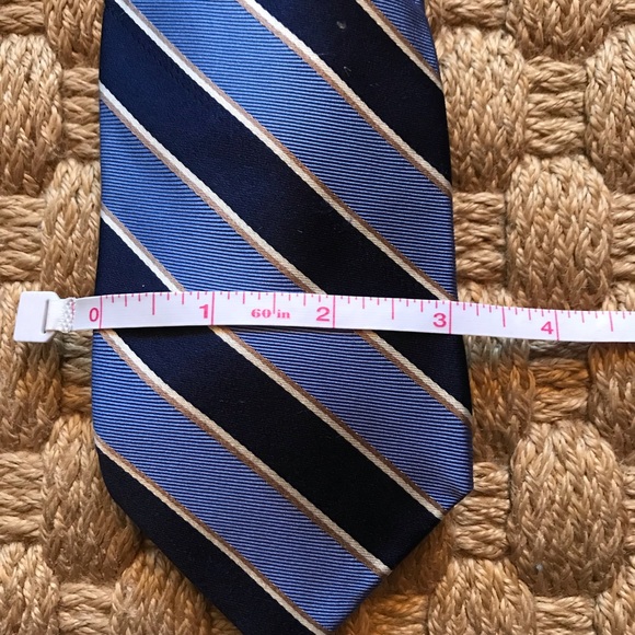 JC Penney Stafford Silk Neck Tie - Picture 4 of 4